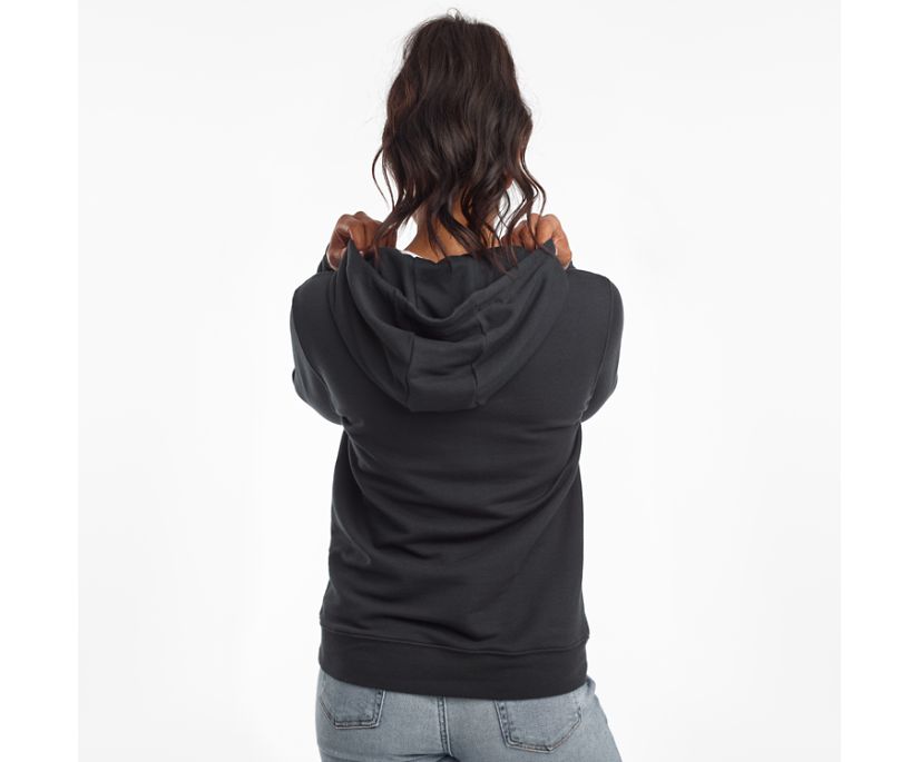 Women's Saucony Rested Shirts Black | Singapore 262WNBY